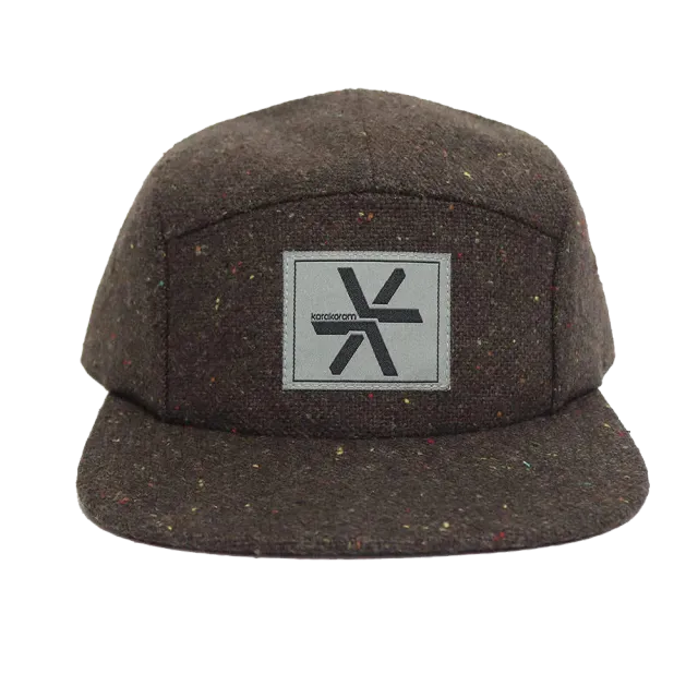 Karakoram Tweed 5 Panel Hat casquette 5 panneaux en tweed