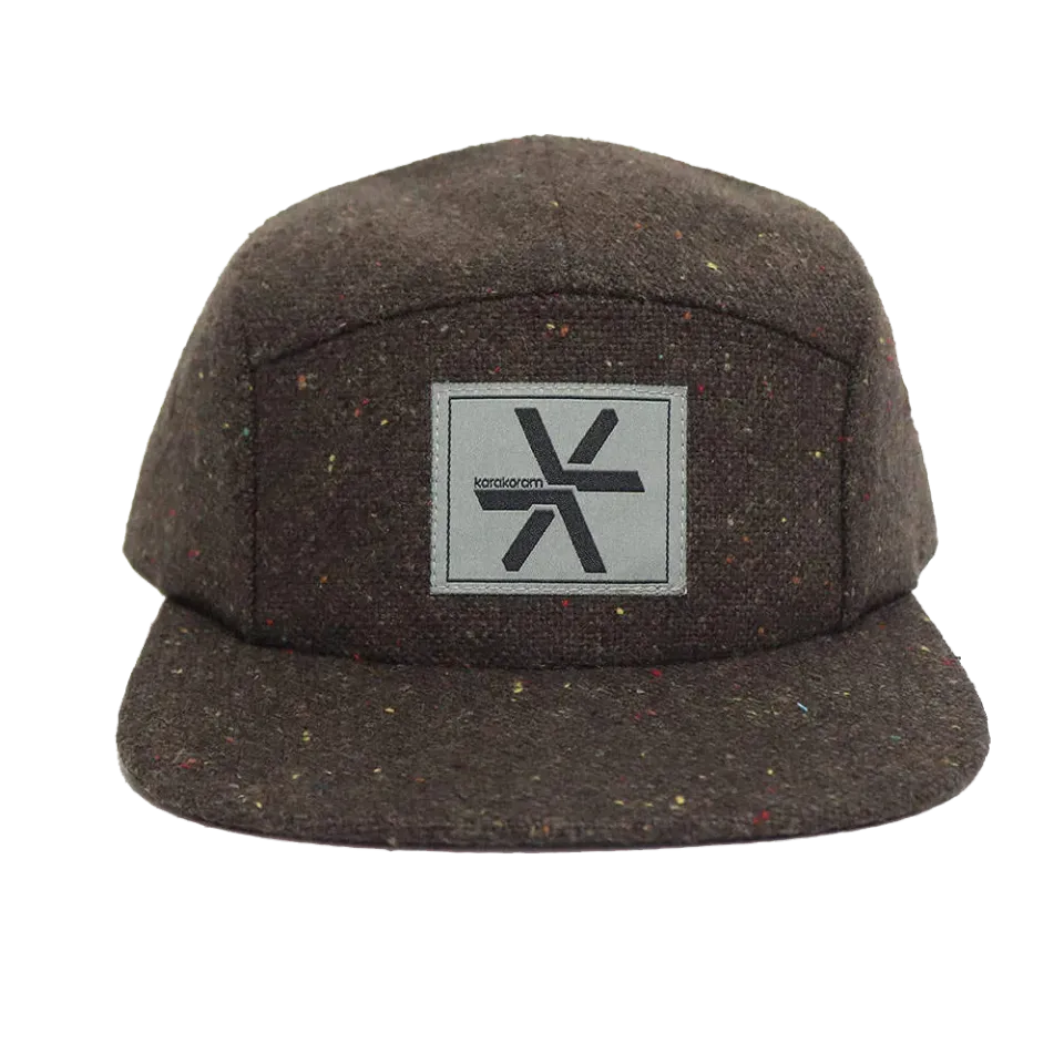 Karakoram Tweed 5 Panel Hat casquette 5 panneaux en tweed