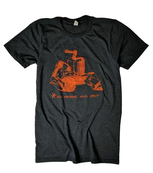 Karakoram Go Outside and Split t-shirt heather indigo