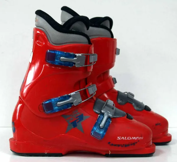Salomon Performa T3 chaussures de ski junior d’occasion 3 crochets