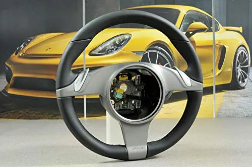 HEAD PORSCHE PDK volant en cuir lisse noir