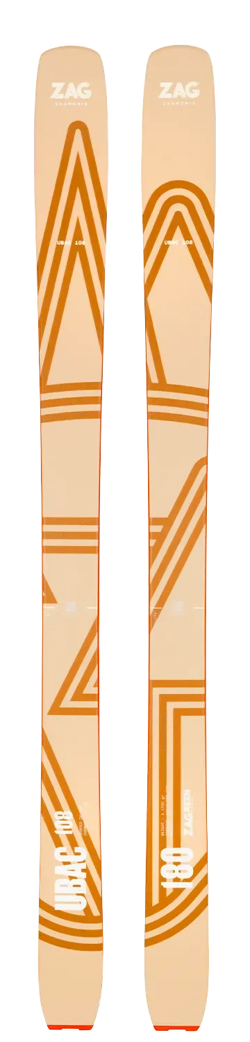 Zag UBAC 108 skis freerando 108 mm