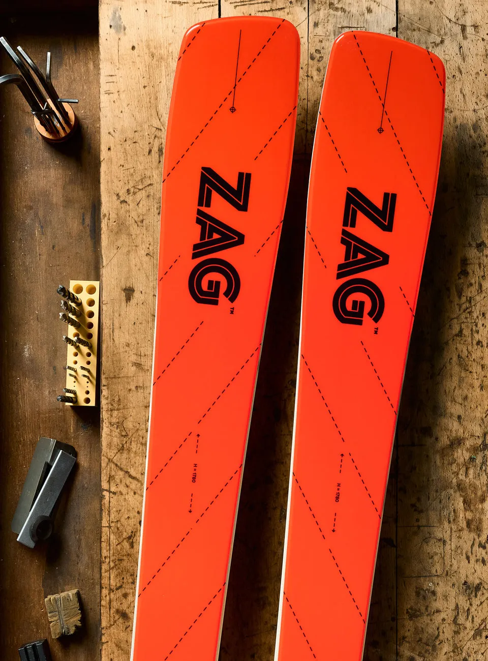 Zag Mata skis de piste titanal 14,5 m