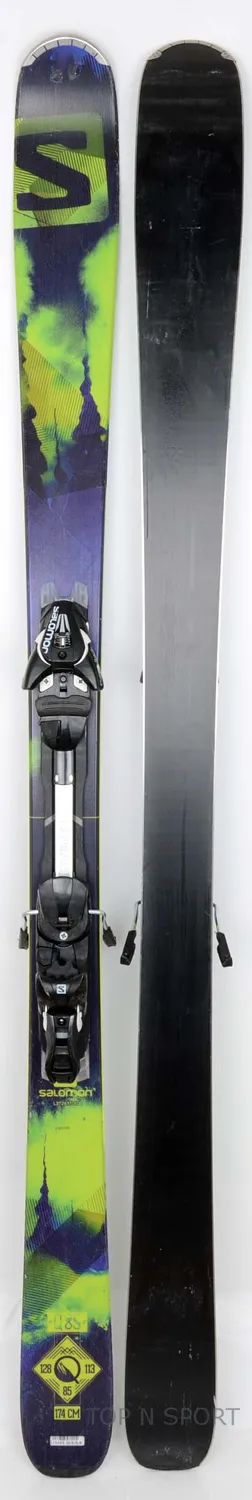 Salomon Q 85 skis occasion utility rocker