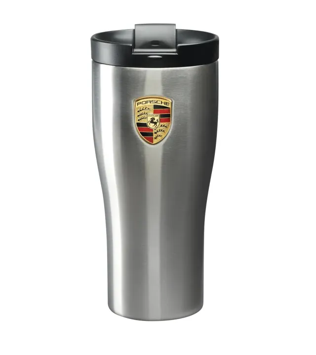 Porsche Crest gobelet thermique 425 ml acier brossé