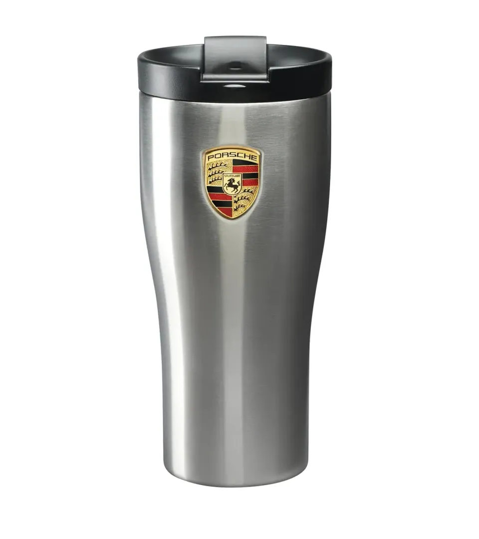 Porsche Crest gobelet thermique 425 ml acier brossé
