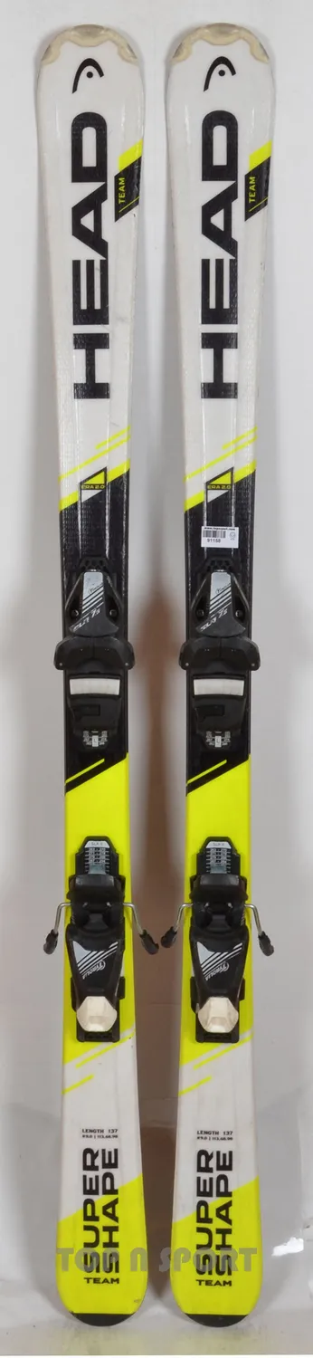 Head Supershape Team ski occasion junior jaune