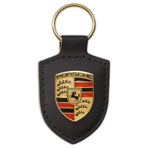Porsche Drivers Selection porte-clés armoiries noir 8,5 cm