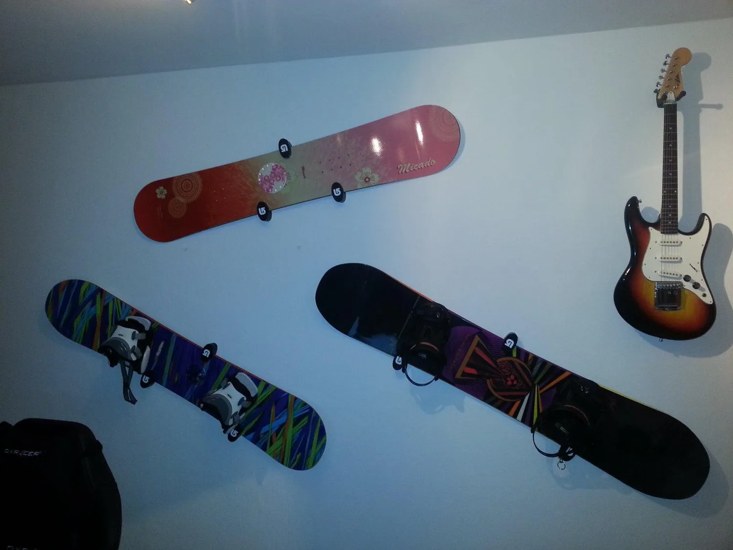 Burton 10800100001 support mural snowboard 3 points