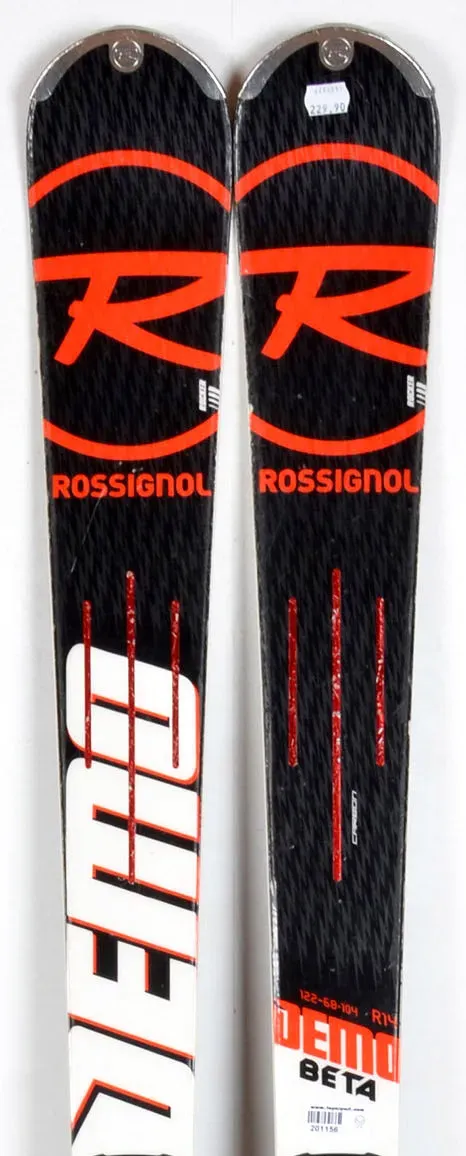 Rossignol Hero Demo Beta skis occasion slalom noir