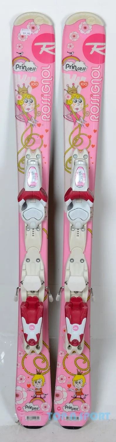 Rossignol Princess Pink skis occasion junior fille