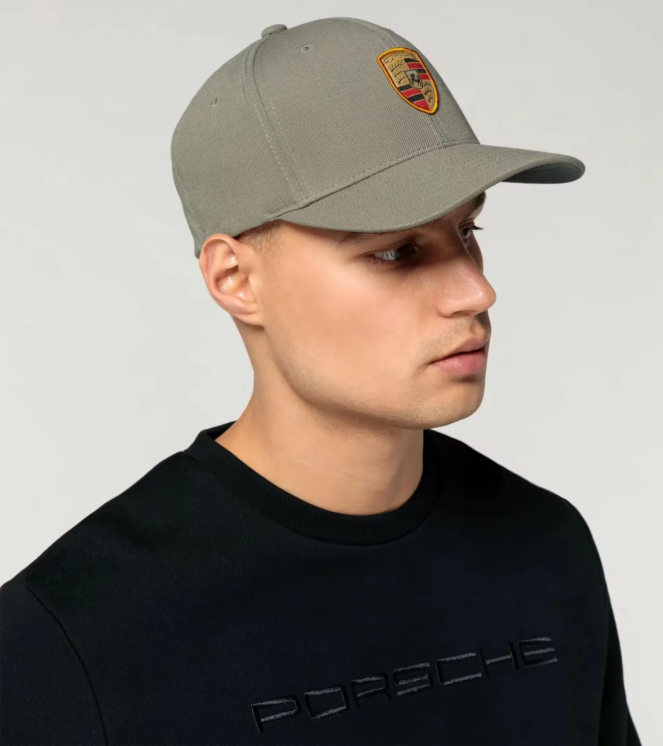 Porsche Flexfit casquette baseball gris vert