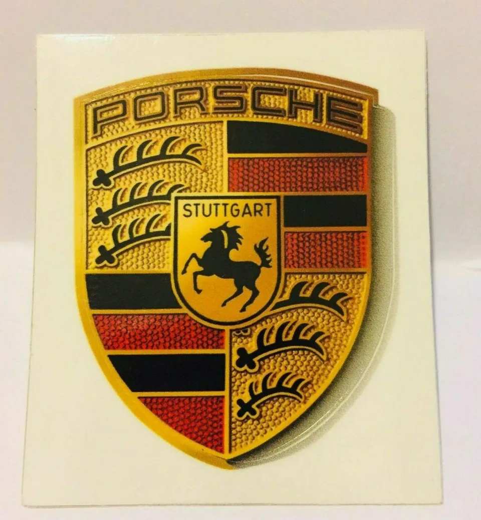 Porsche sticker autocollant 6,5 x 5 cm original