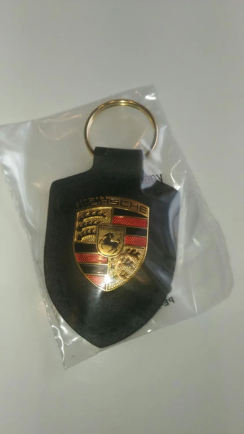 Porsche Drivers Selection porte-clés armoiries noir 8,5 cm