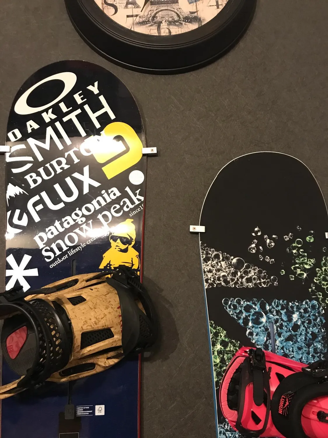 Burton Collector Series support mural pour snowboard argent