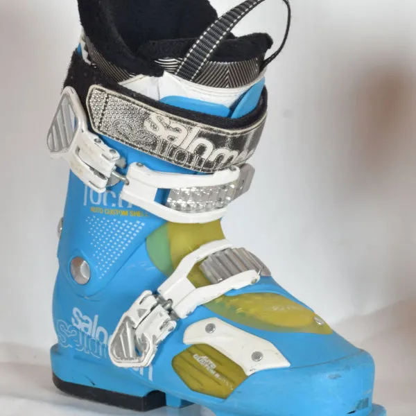 Salomon Focus JR Blue chaussures ski enfant occasion