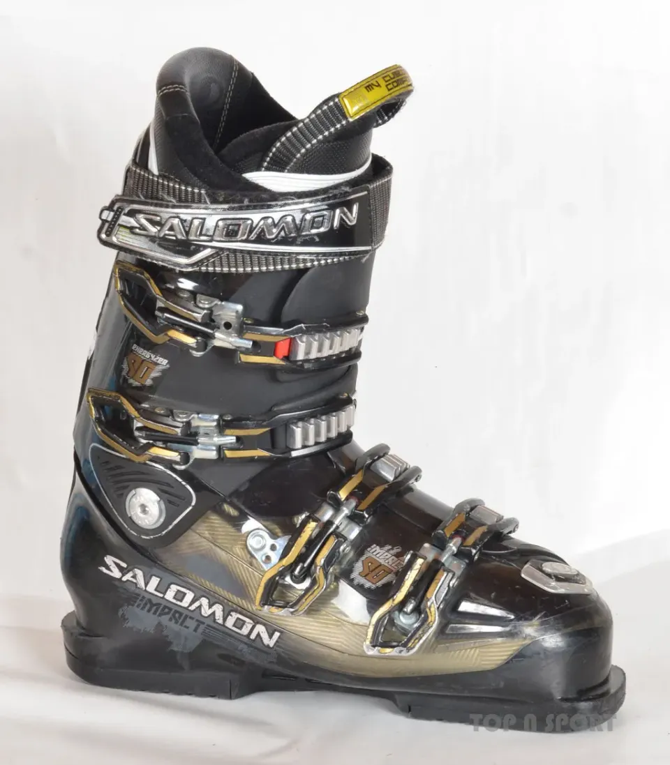 Salomon Impact 90 chaussure de ski occasion noir 90 flex