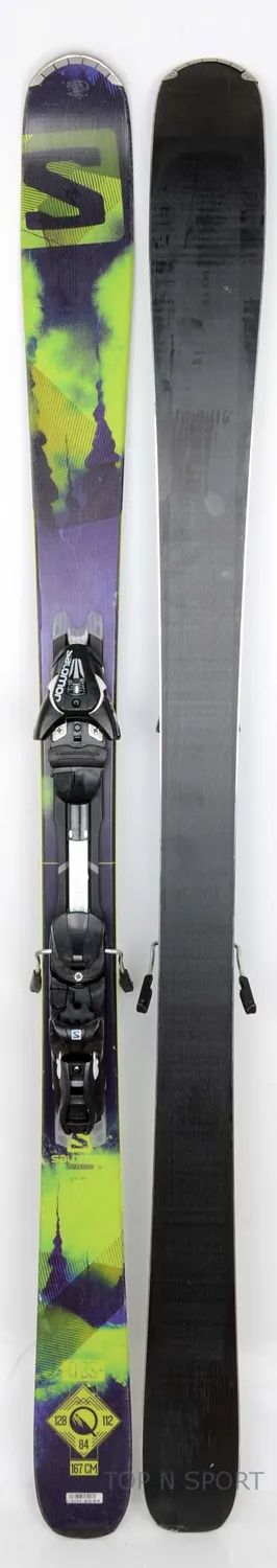 Salomon Q 85 skis occasion utility rocker